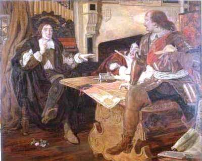 Ford Madox Brown Protector of the Vaudois oil painting image